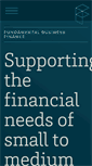 Mobile Screenshot of fundamentalbusinessfinance.com